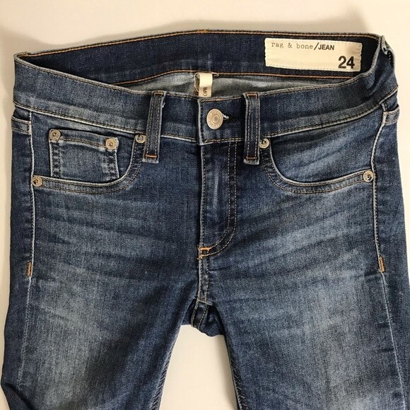 Rag & Bone Jeans- Capri Ankle Skinny Leg Pants- Size 24- Great Condition!!! - Picture 3 of 7